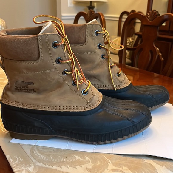 Men’s Sorel Cheyanne II Duck Boot Size 12 Like New - Picture 5 of 7